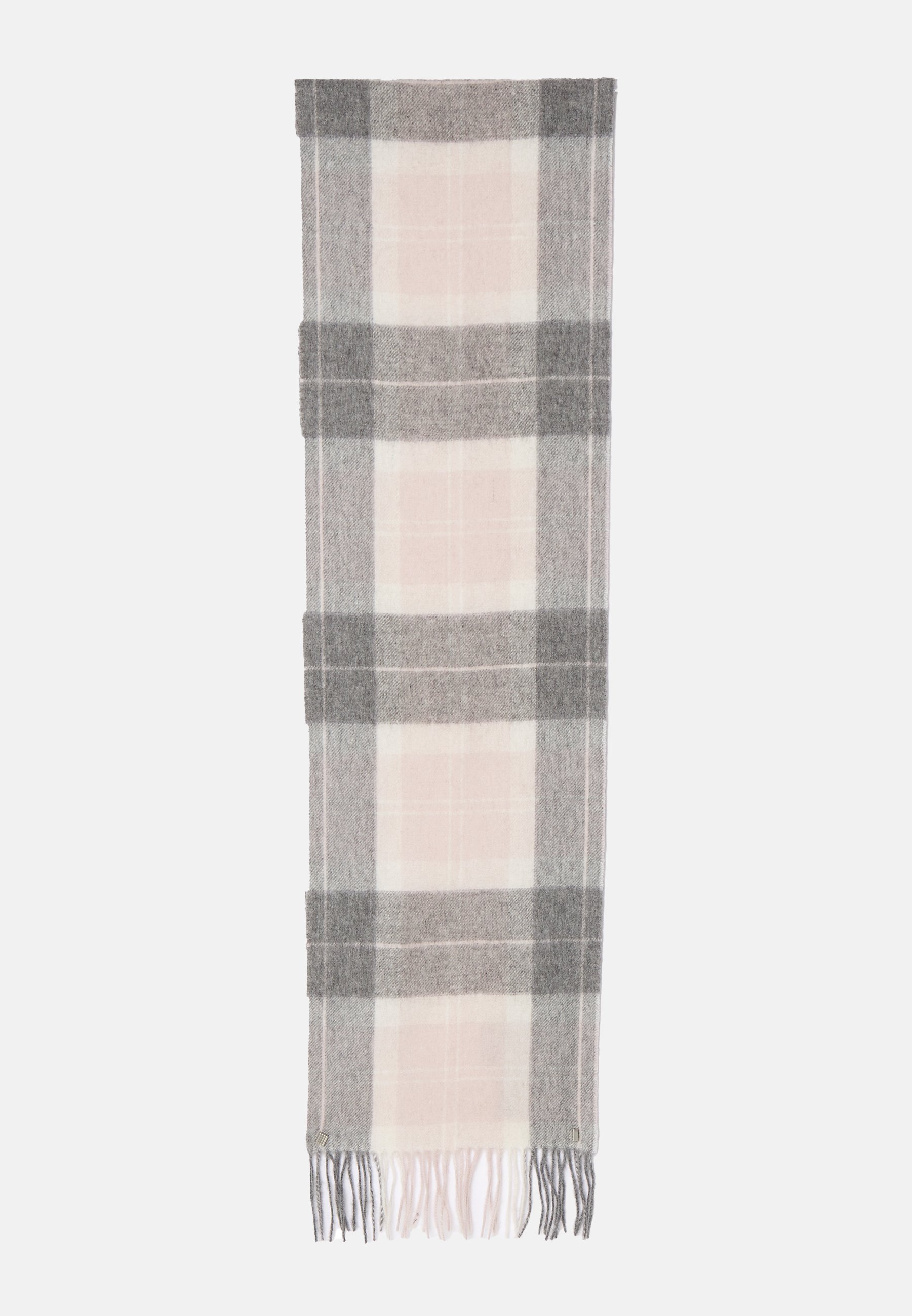 Barbour TARTANSCHAL - Schal - rosa/graues Tartan
