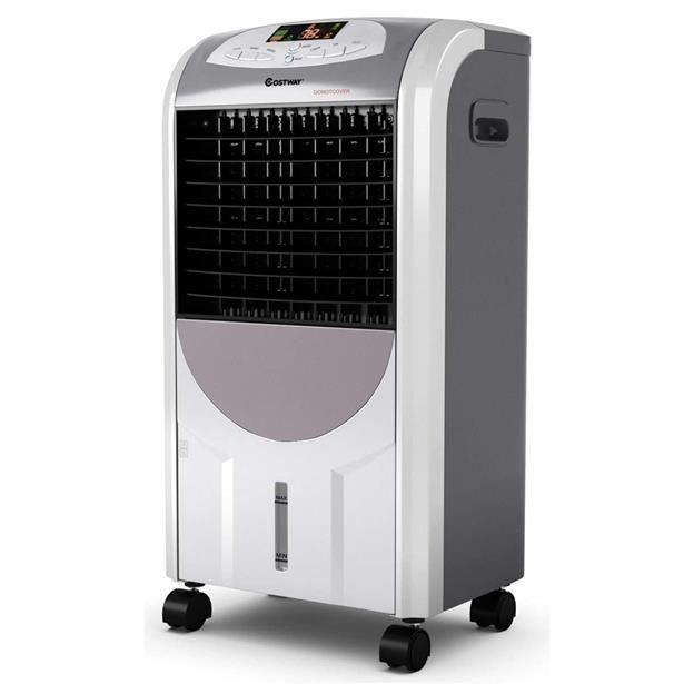 Enfriador de aire DREAMADE, aire acondicionado 4 en 1 con control remoto y tanque de agua de 7 litros para dormitorio, oficina y cocina.