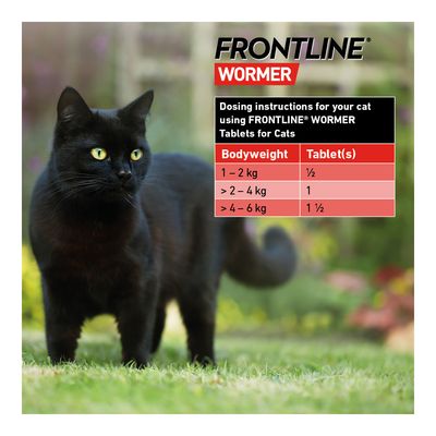 Comprimidos vermífugos FRONTLINE® para gatos