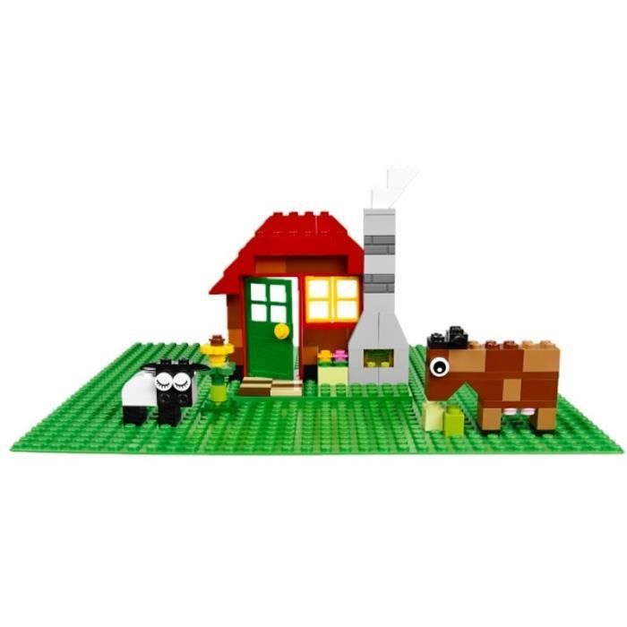 LEGO® Classic 10700 Green Baseplate, 32x32, Building Set, Creative, Collectible