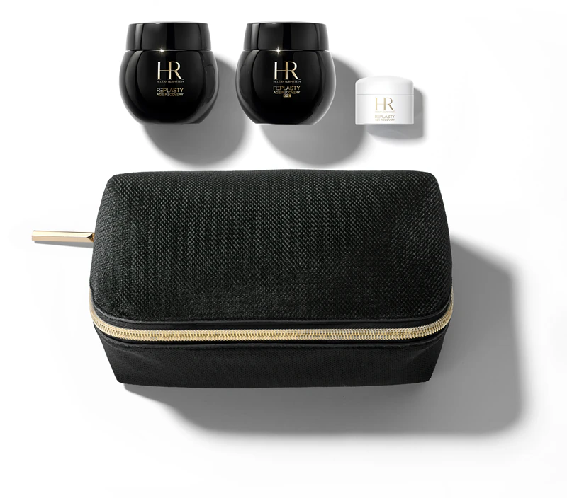 Kit de presente Helena Rubinstein Re-Plasty para rejuvenescimento feminino.