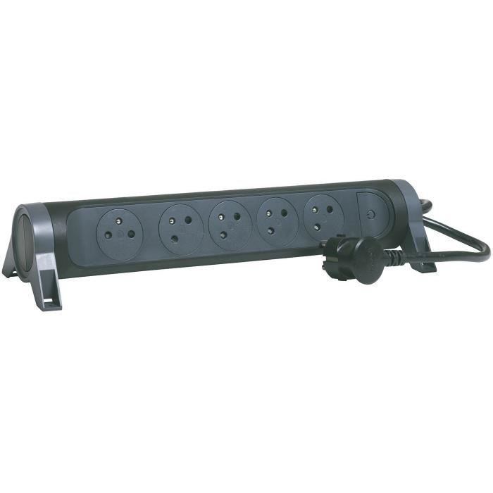 LEGRAND FB 5x2P+E premium stekkerdoos met draai- en vaste aansluiting, 1,5 m, 1 mm²