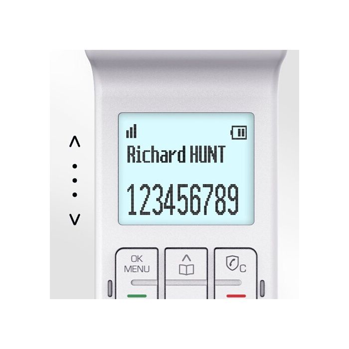 Teléfono inalámbrico DECT - ALCATEL - Epure Iconic - Diseño vintage - Pantalla grande - Manos libres
