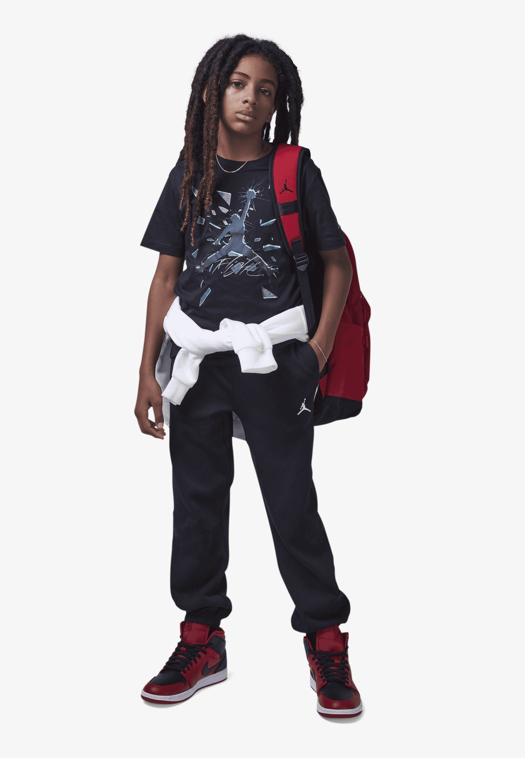 Jordan HOOP PANT - Spodnie dresowe - czarne