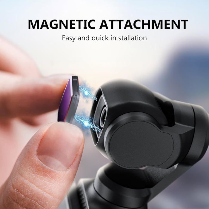 Kit de filtres ND Pocket 3 pour DJI Osmo Pocket 3 Creator Combo,6-Pack,CPL,UV,ND8,ND16,ND32,ND64 Filter