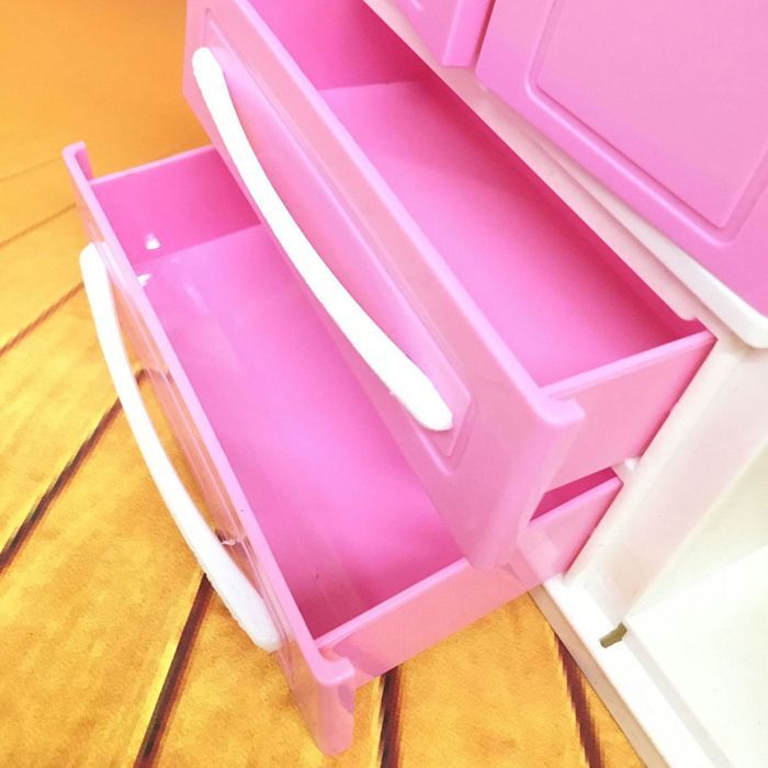 Armario para muñecas, organizador de ropa, muebles para mini princesas, adornos para armarios, armario para casa de muñecas
