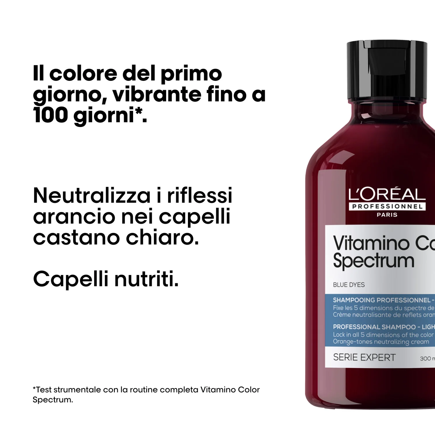 SERIE EXPERT New Vitamino Color Spectrum Shampoo Blue Dyes - Shampoo Protezione Colore