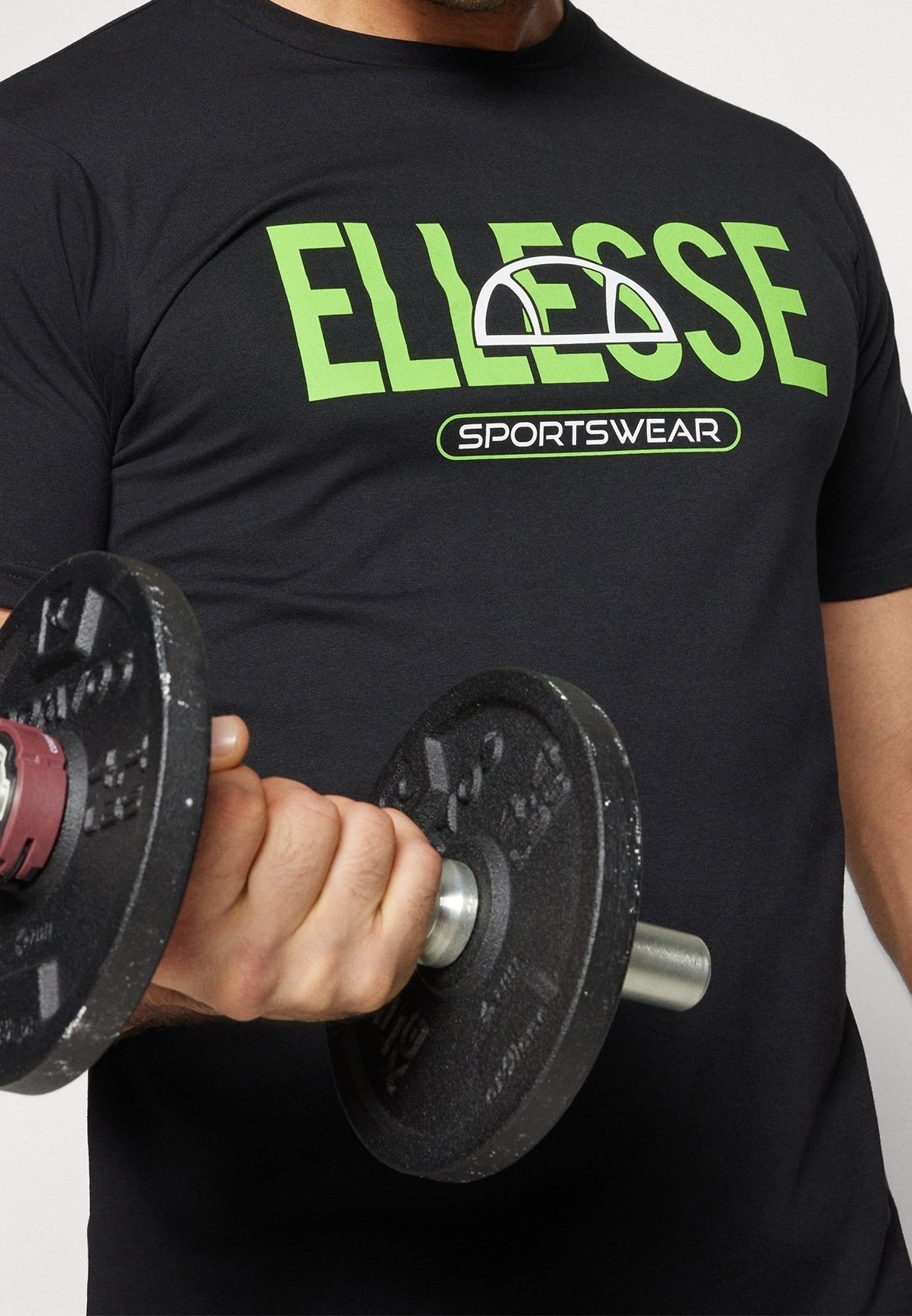Ellesse T-shirt met print - zwart