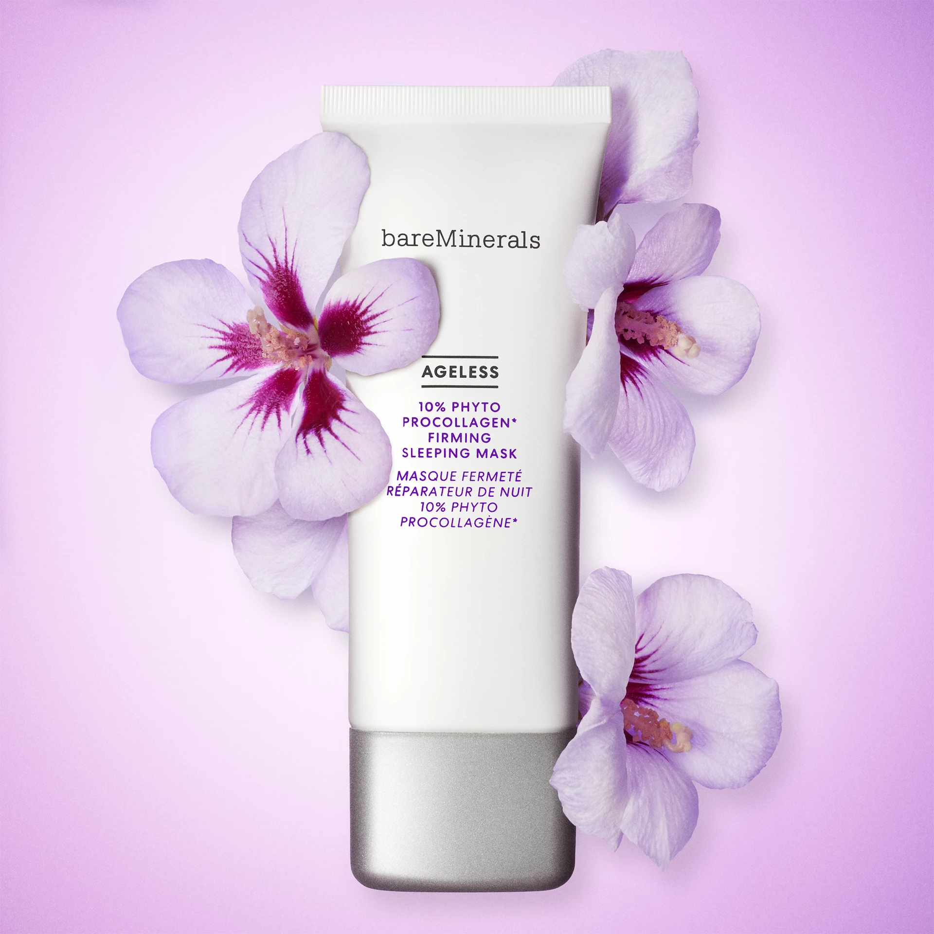 Mască de somn fermă Ageless cu 10% fitoprocolagen 75 ml - bareMinerals
