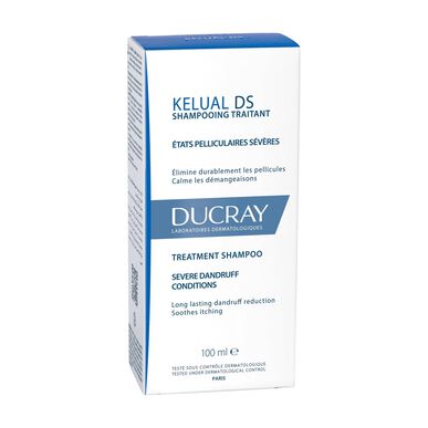 Ducray Kelual DS Treatment Shampoo Vakavaan Hilseen Rauhoittava Shampoo Poistaa Hilseen 100 ml 100 ml