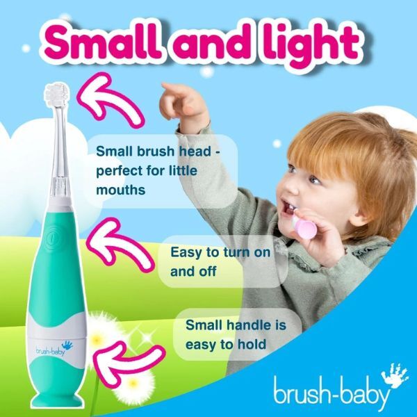 Escova de dentes elétrica BabySonic® para crianças pequenas