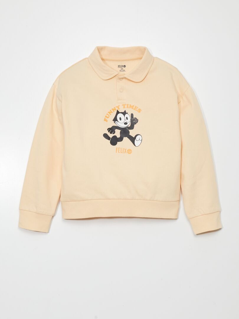 Moletom 'Felix the Cat' - BEGE