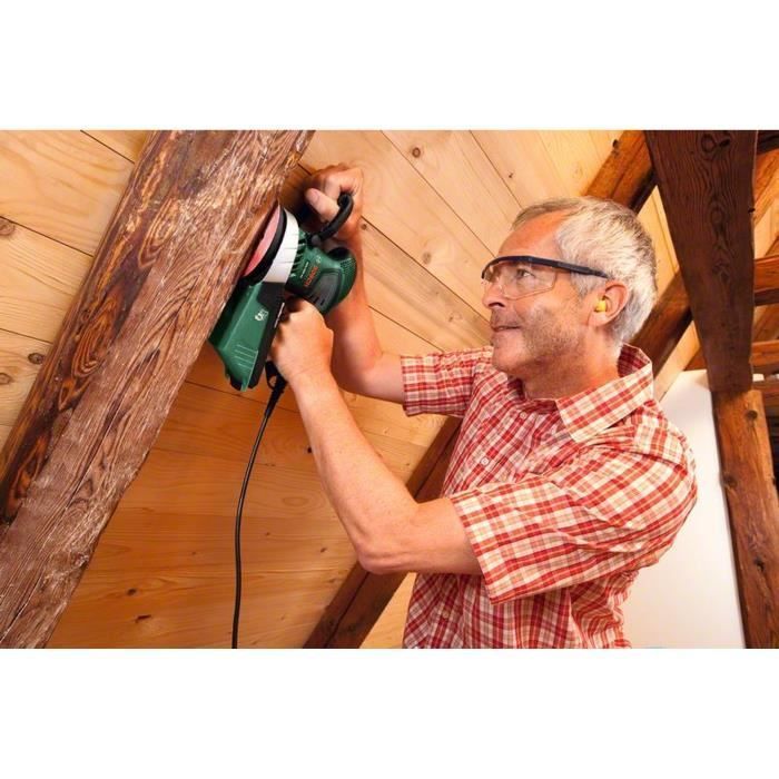 Bosch corded random orbital sander - PEX 400 AE (350W, supplied with storage case, 1 paper assistant, 1 G 80 sandpaper)
