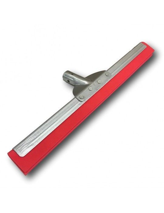 Red metal industrial floor squeegee, professional grade, 55cm - THOMAS BRUSH - 1450