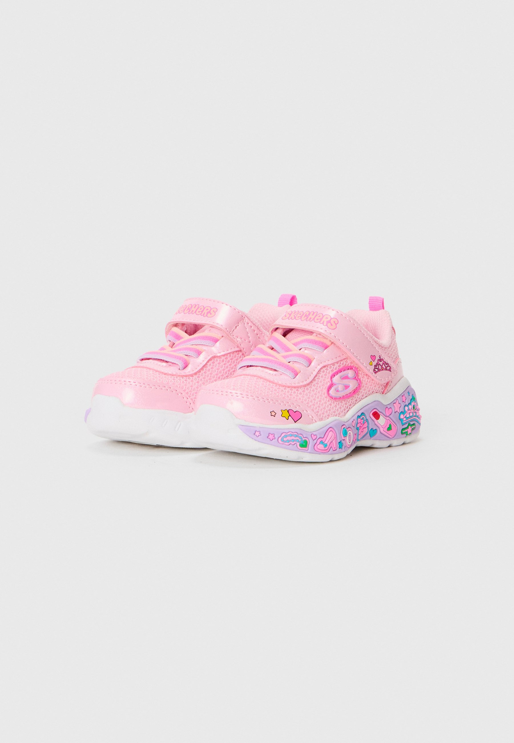 Skechers PLAY SCENE - Sneakers - lichtroze/meerkleurig