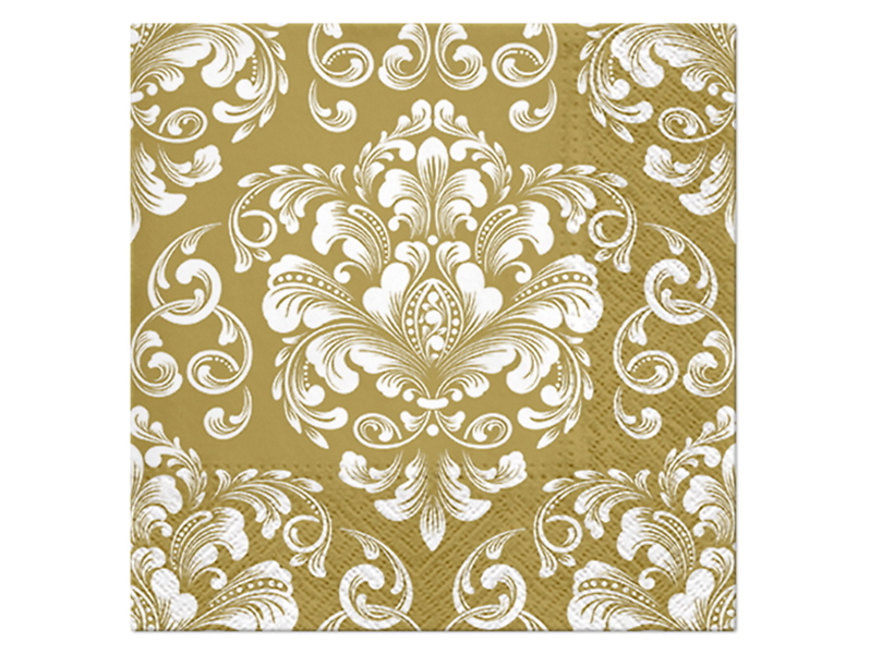Serwetki Beautiful Moments Gold 20 szt. 33x33 cm