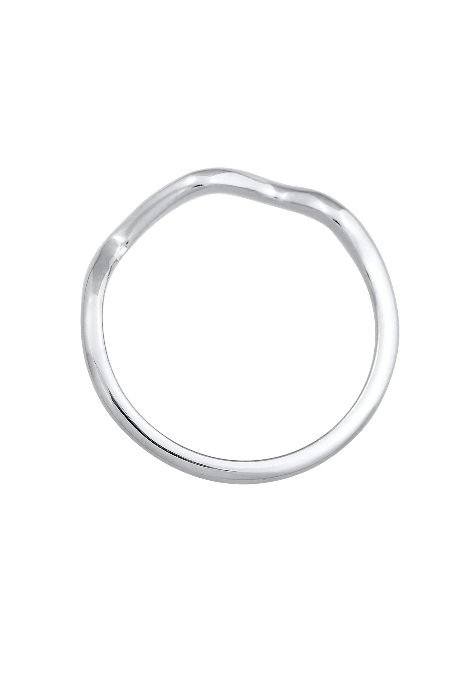 Elli Femmes Vagues Minimaliste Géo Tendance en Argent Sterling 925