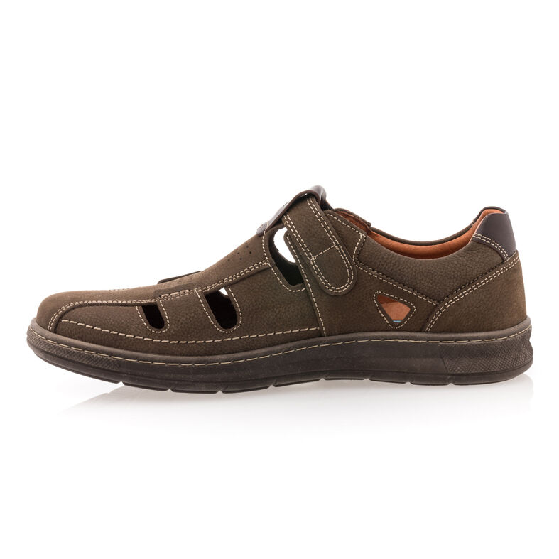  Brune sandaler / sko med åpen tå for menn