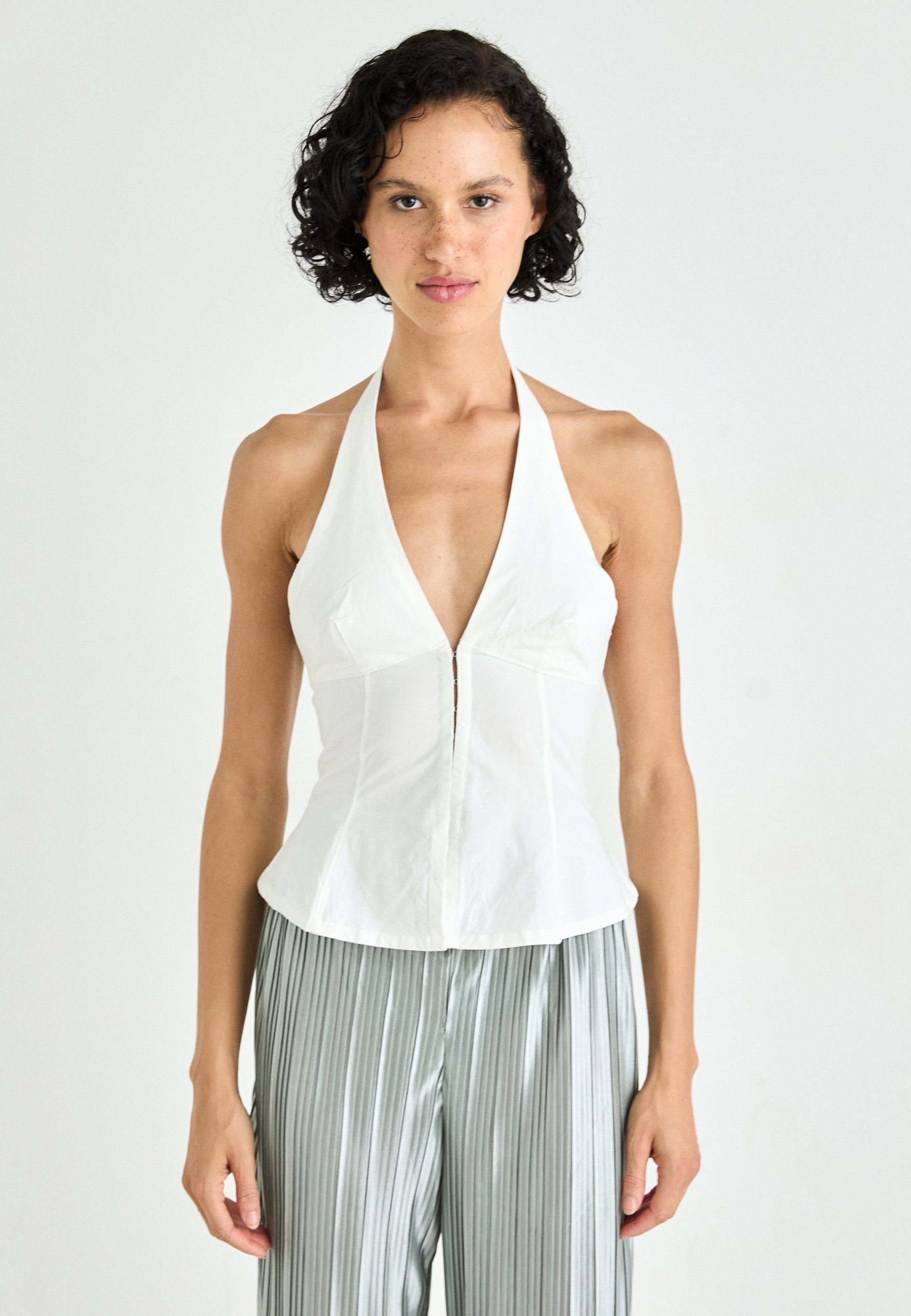 Weekday FALINE HALTER - Top - bílé světlo