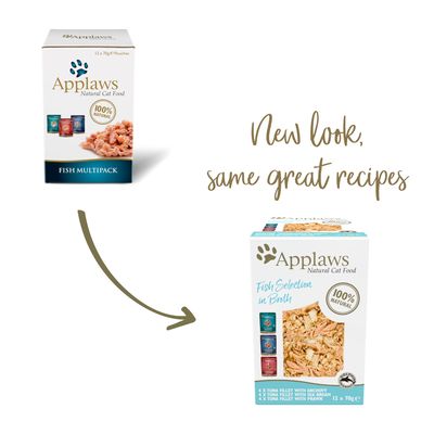Applaws Adult Combine Pack kapsičky pro kočky ve vývaru 70g