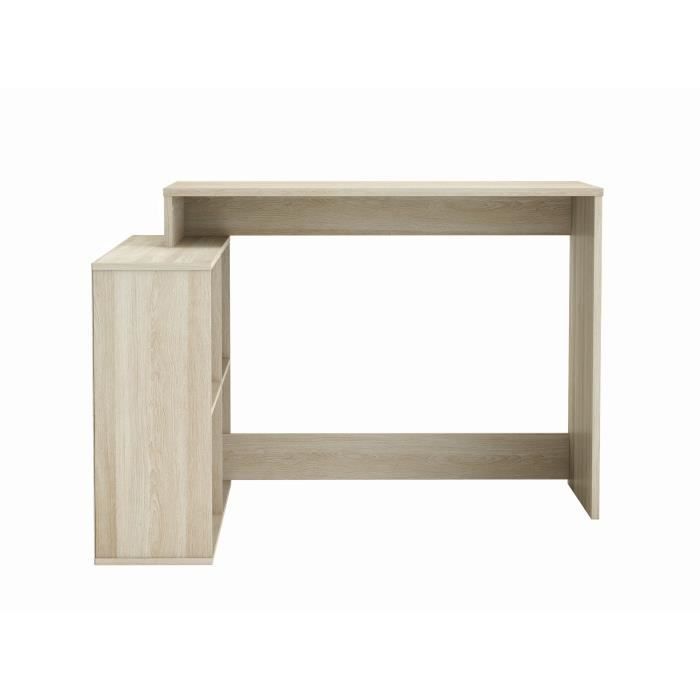 DEMEYERE Contemporary corner desk in Shannon oak finish - W 112 cm - NAGANO