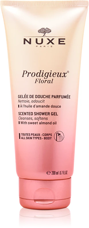 Gel de Banho Floral Nuxe Prodigieux com Óleo de Amêndoas
