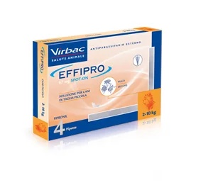 VIRBAC Effipro Spoton Cane 4 pipetas 2 a 10 kg