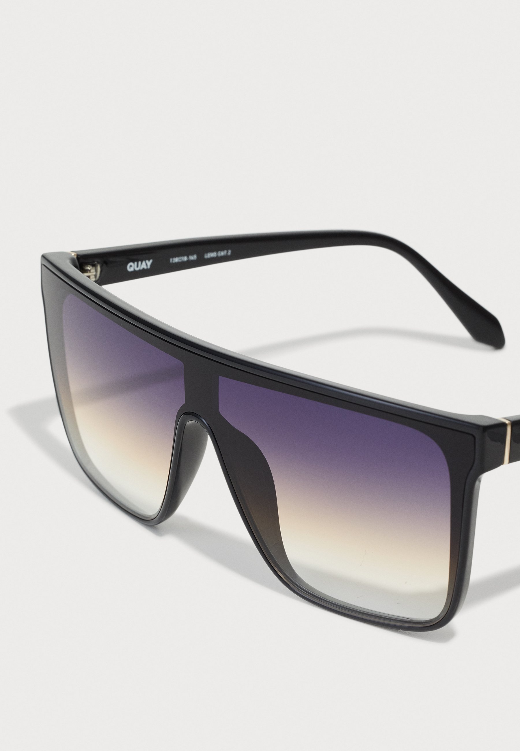QUAY AUSTRALIA NIGHTFALL MEDIUM UNISEX - Solbriller - black/dusk poppy