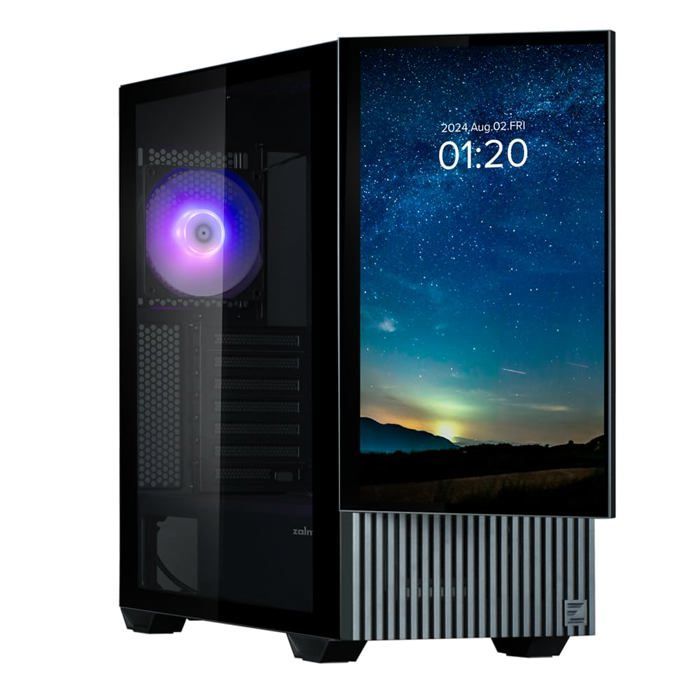 PC-Gehäuse – ZALMAN – Z10 DS – Ohne Netzteil – Midi-Tower – ATX-Formfaktor – Schwarz