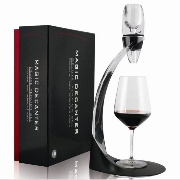 Aeratore per decanter di vino - FLOUREON - Set completo - Esalta il gusto - Design contemporaneo - 1 pezzo