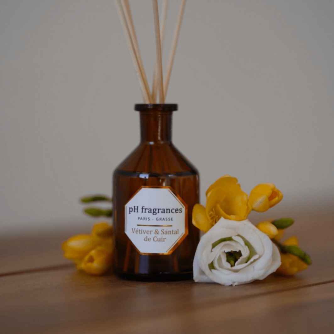 pH Fragrances Room Fragrance Vétiver & Santal de Cuir difuzorius – 100 ml
