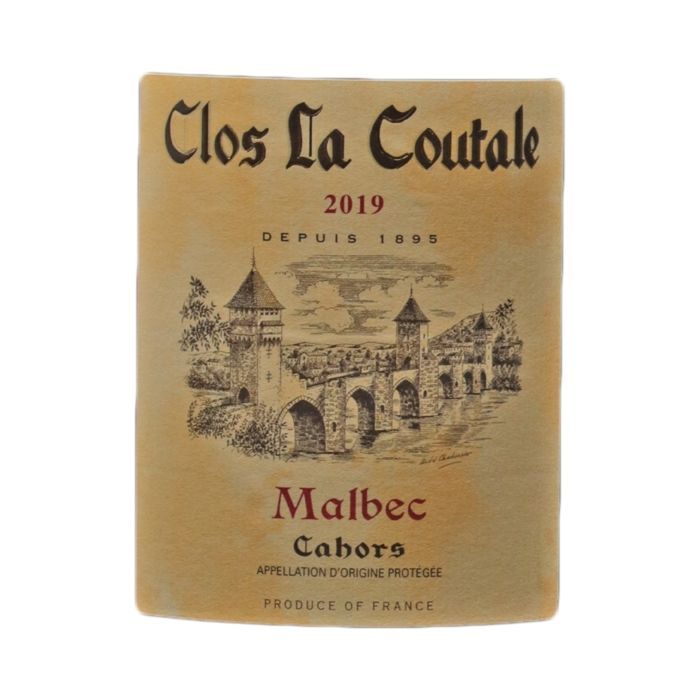 Clos la Coutale Cahors Malbec MAGNUM 2019 - Vinho Tinto do Sudoeste (3x150cl)