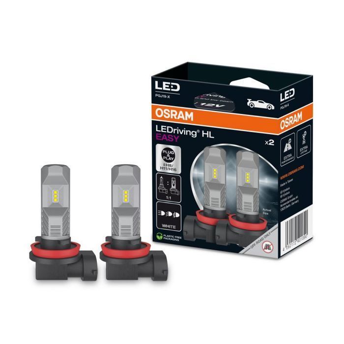 Kit de 2 bombillas LEDriving HL EASY H11 ECO PACKAGING Osram 64211DWESY-2HB