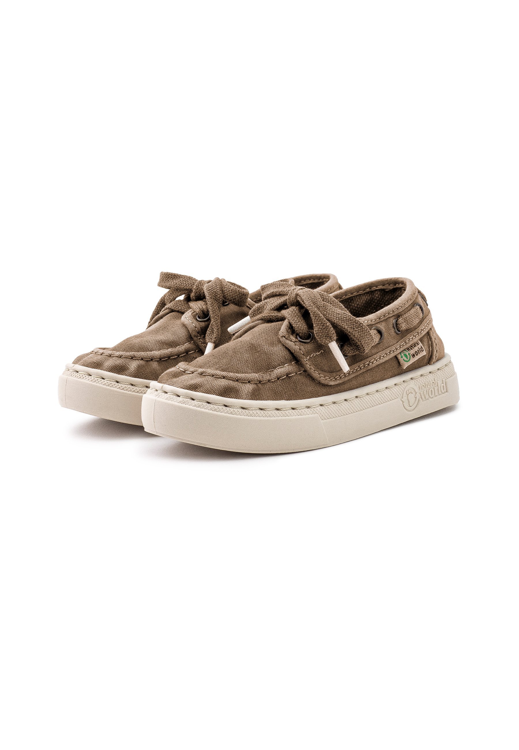 Scarpe da barca Natural World - beige
