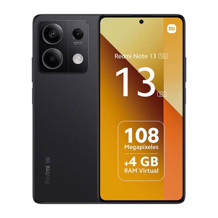Teléfono móvil - XIAOMI - Redmi Note 13 5G - 6 GB de RAM - 128 GB - Cámara de 108 MP