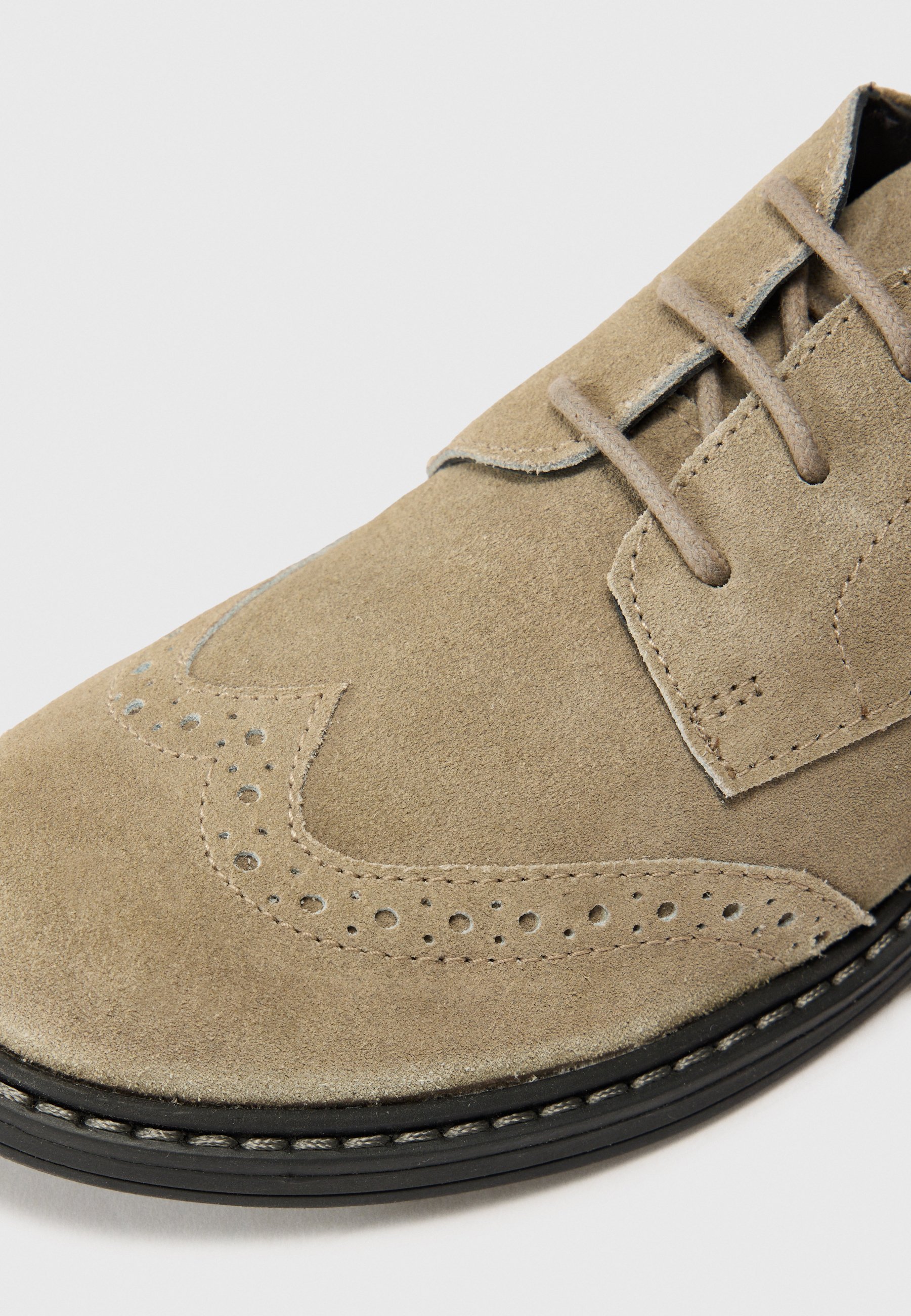 Friboo LEATHER - Eleganti scarpe stringate - tortora