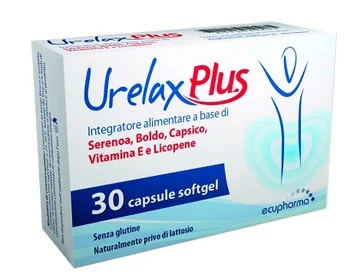 ECUPHARMA Urelax Plus y vías urinarias 30 cápsulas Complemento alimenticio para la próstata