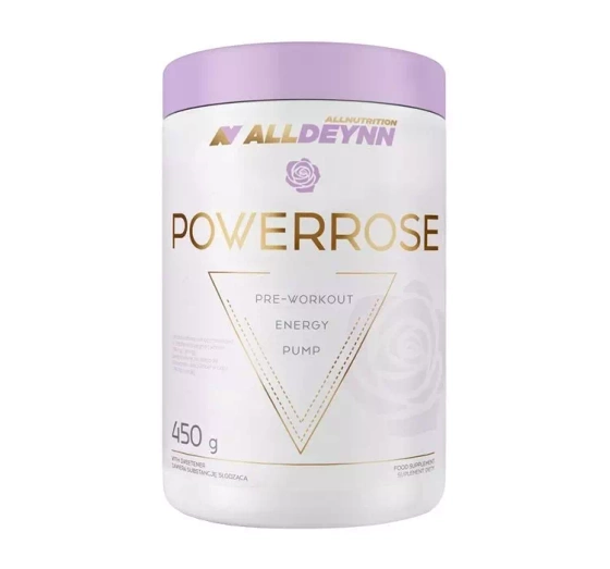 Allnutrition Alldeynn Powerrose przedtreningówka suplement diety Apple 450 g