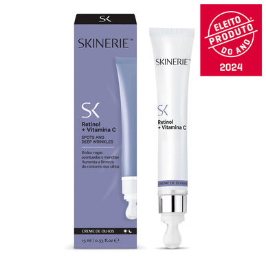 Soin contour des yeux Skinerie au rétinol et à la vitamine C, 15 ml