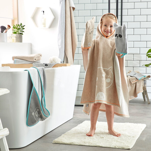Kinder-Badeponcho Panda