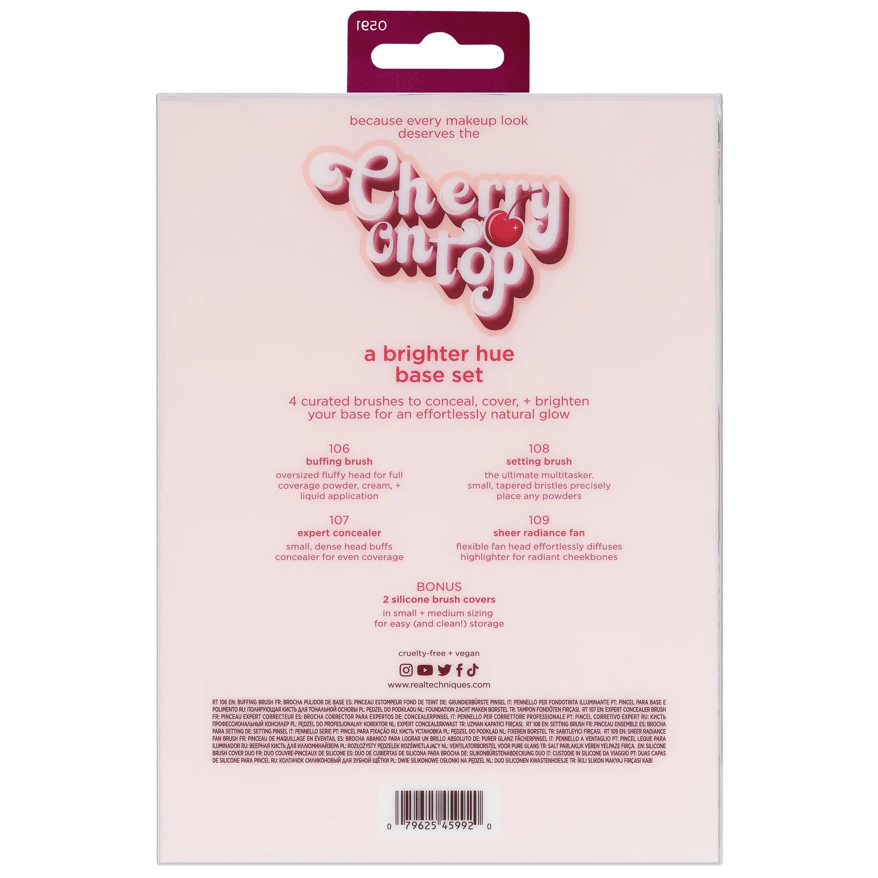 Sada podkladových krémov Cherry On Top A Brighter Hue Sady štetcov na make-up