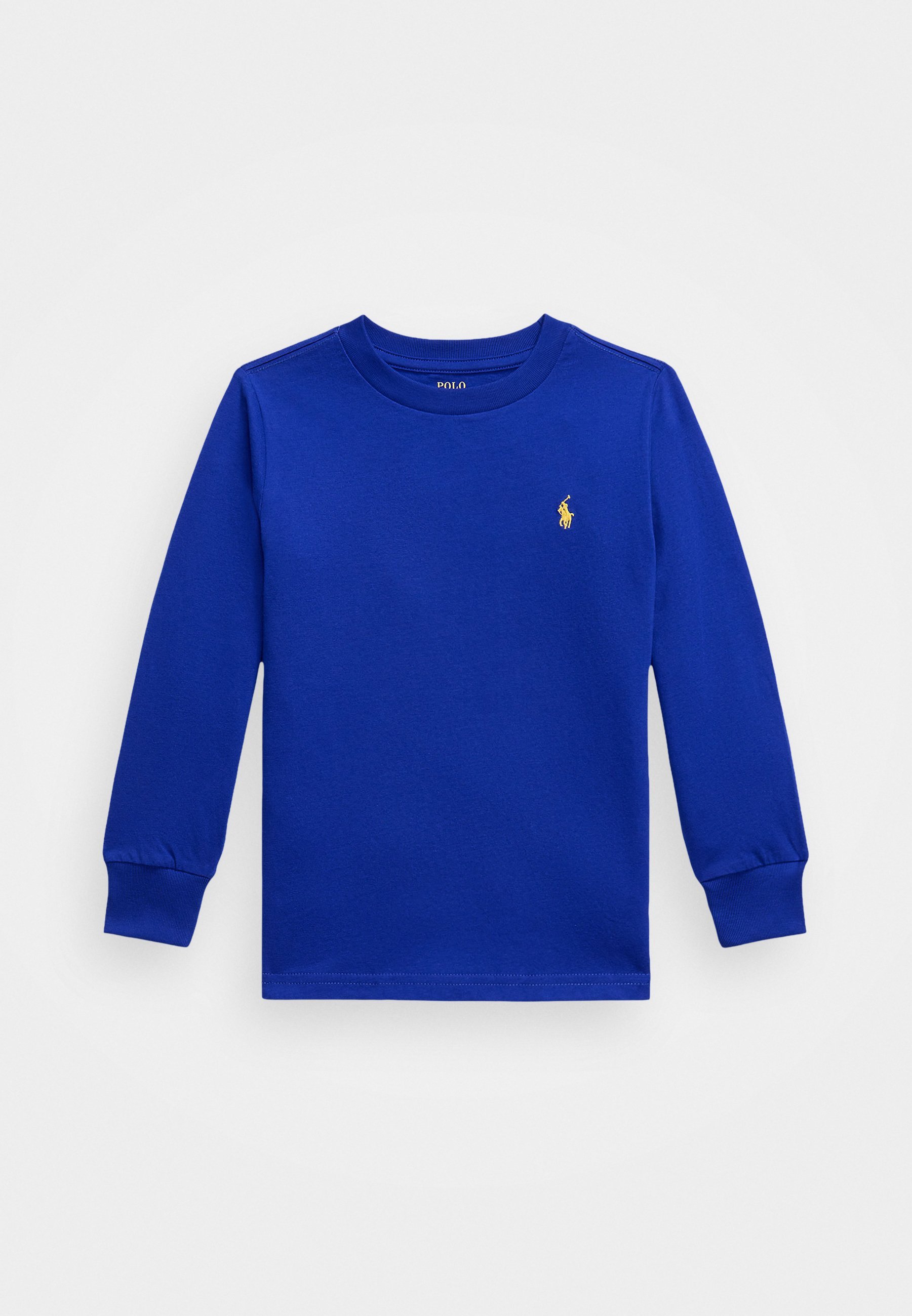 Polo Ralph Lauren katoenen jersey T-shirt met lange mouwen - Top met lange mouwen - klassiek azuurblauw