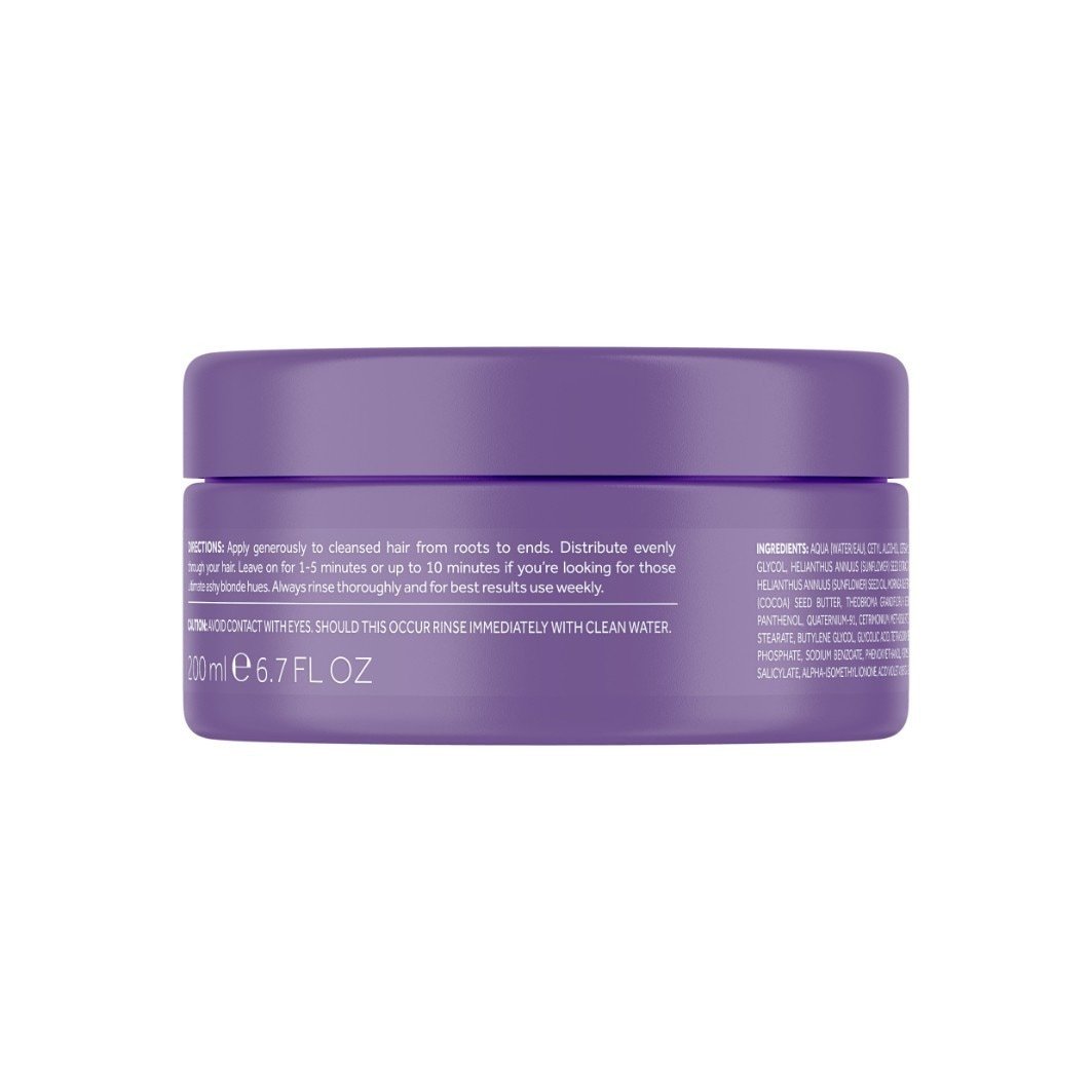 Lee Stafford matu kopšanas komplekts Bleach Blondes Purple Tinting Mask - 200 ml