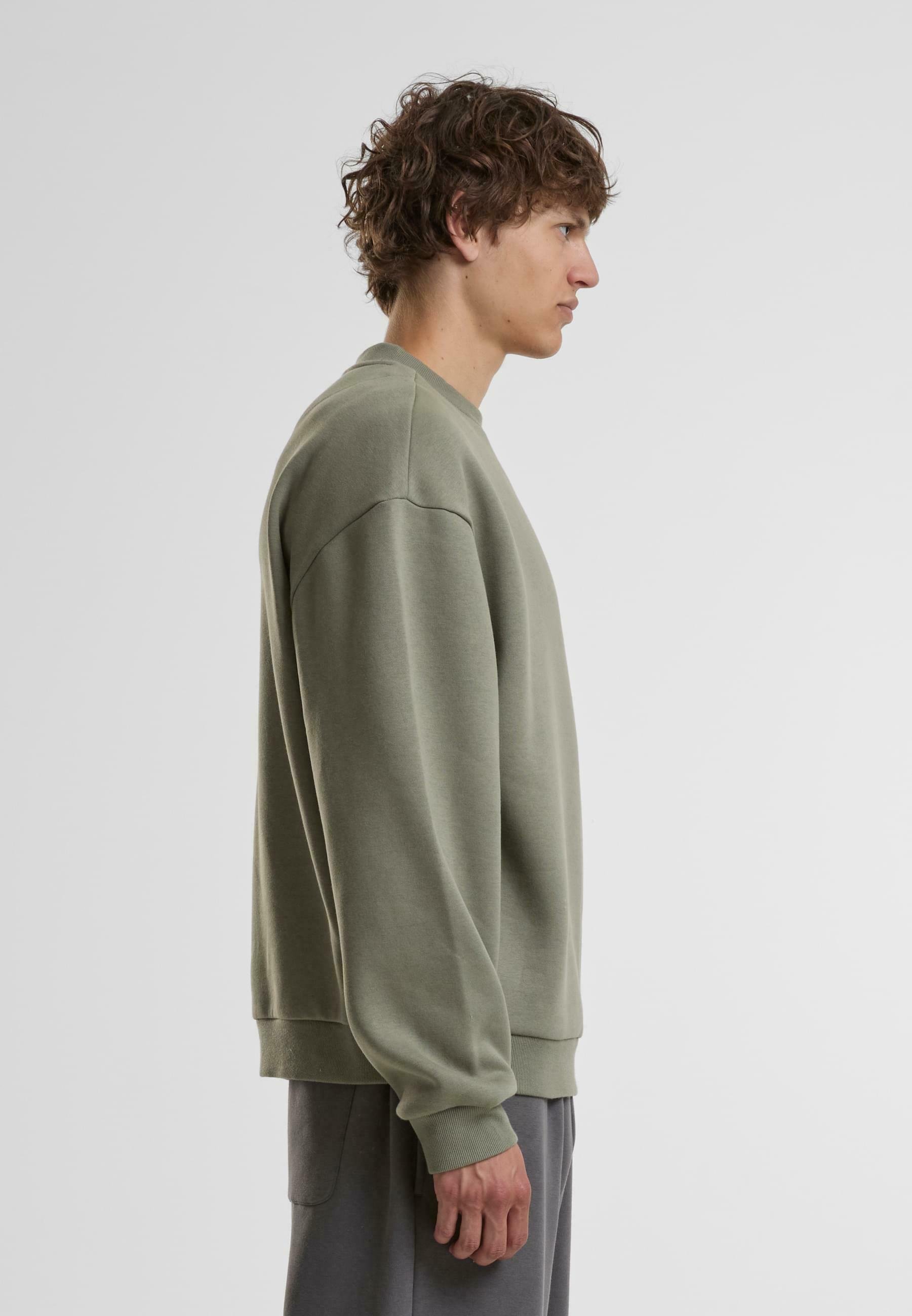 Felpa girocollo Urban Classics FLUFFY - paleolive
