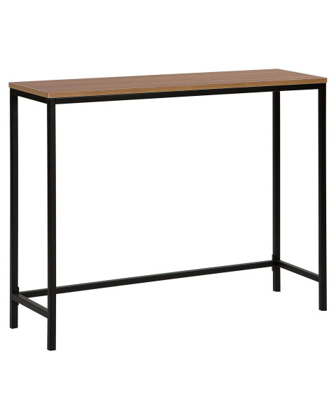 Konsola 100x30 ciemne drewno czarny