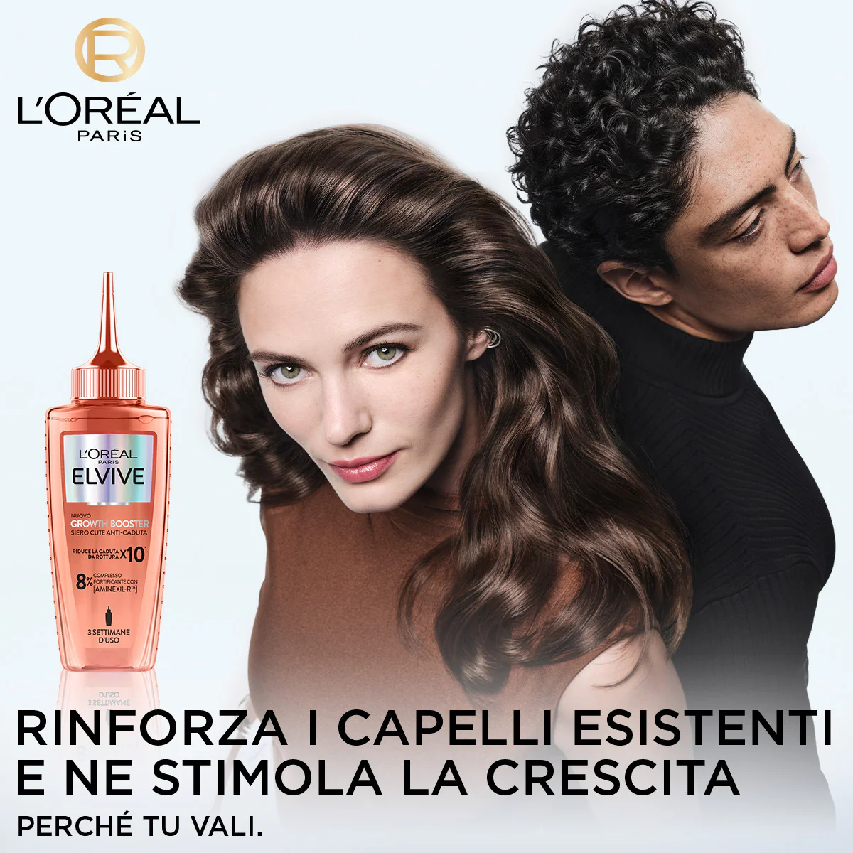 Elvive Growth Booster Siero Cute Anti-Caduta Senza Risciacquo - Siero Capelli, Trattamento Anticaduta Capelli
