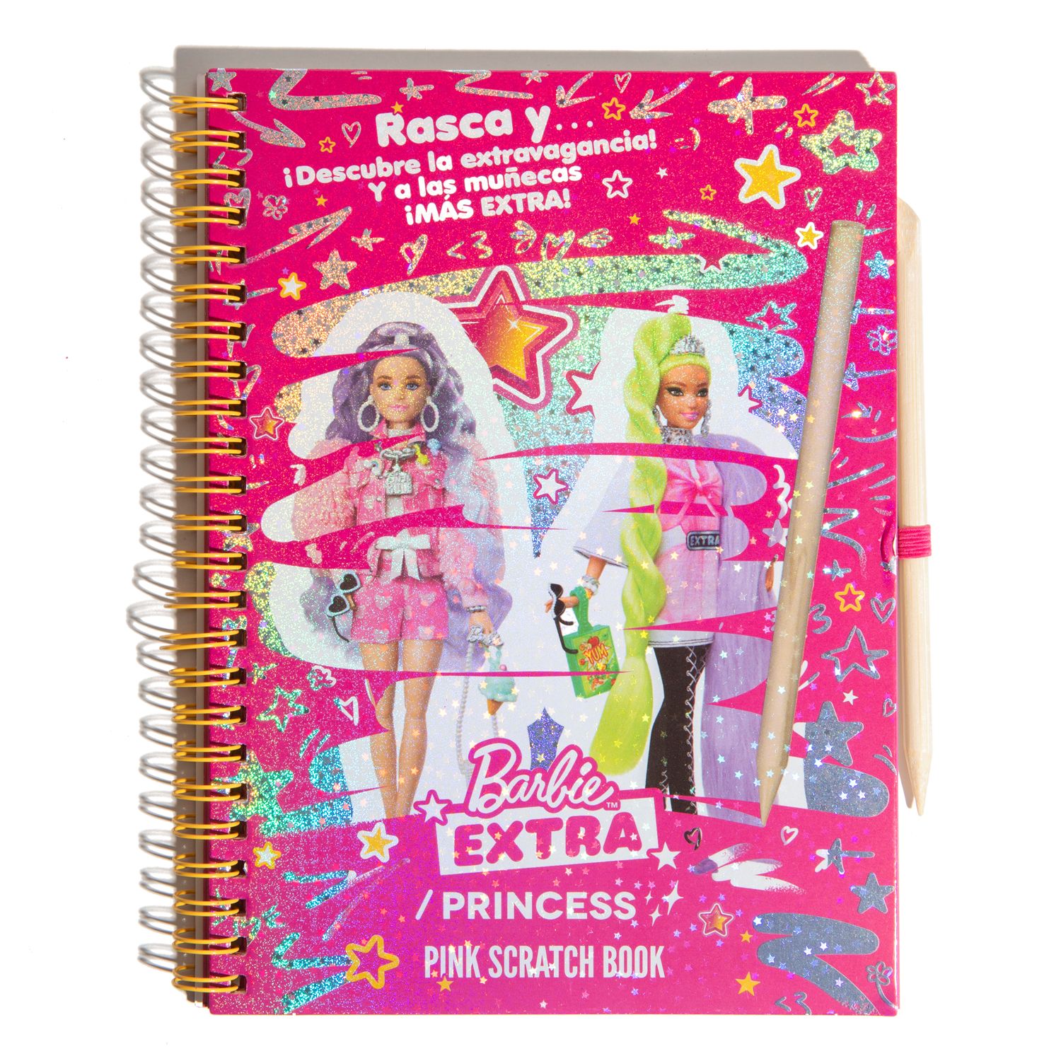 Barbie™ / Princeza Magična Roza Sveska za Grebanje Papirnica