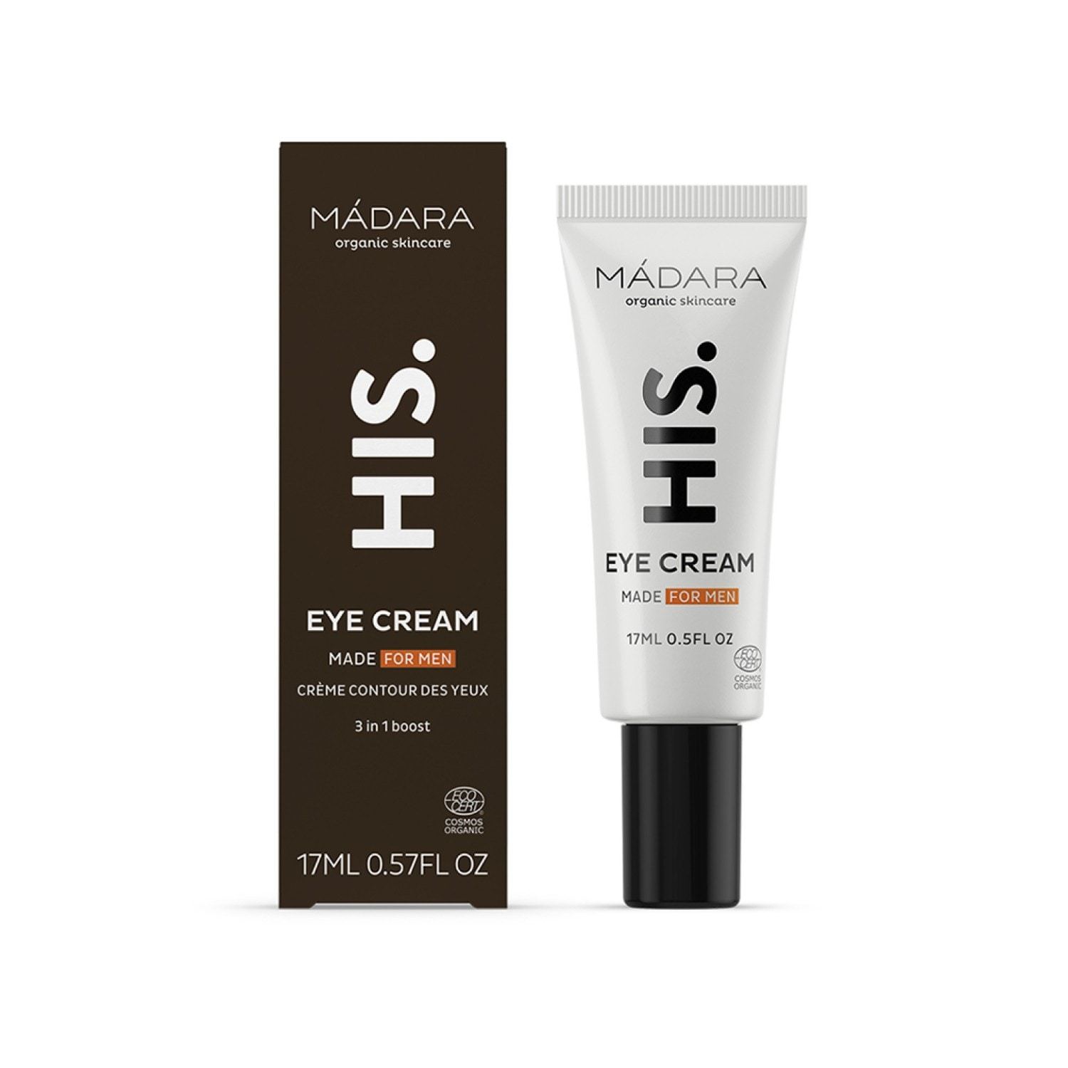 MÁDARA acu krēms HIS acu krēms vīriešiem - 17 ml