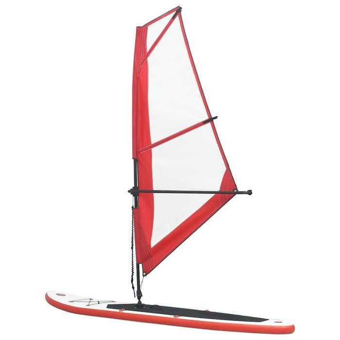 vidaXL Juego de tabla de SUP inflable con vela, tabla de surf para adultos, aleta desmontable, bomba de mano, kit de reparación 92209