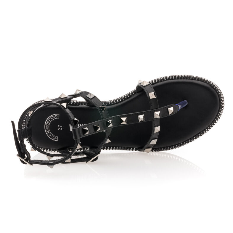 Chanclas negras para mujer / Sandalias de dedo